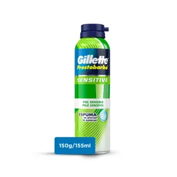 Gillette Espuma para Afeitar Prestobarba Sensitive