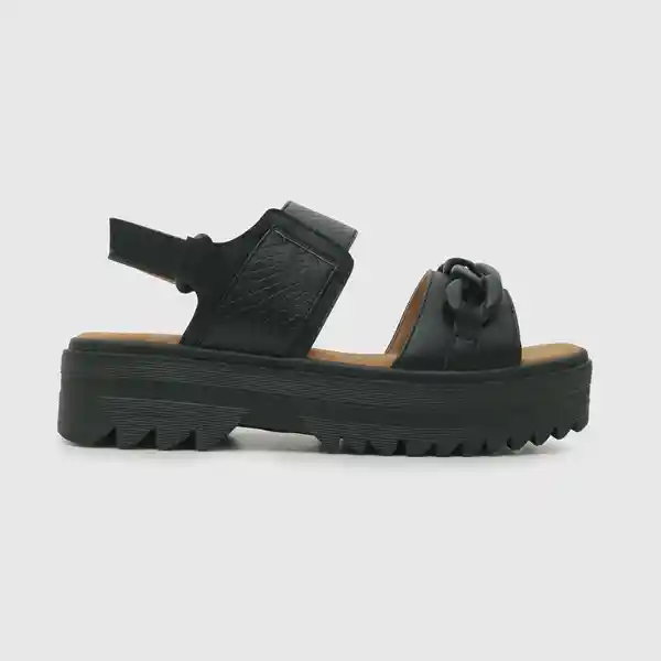 Sandalias Plataforma de Niña Negro Talla 30 Colloky