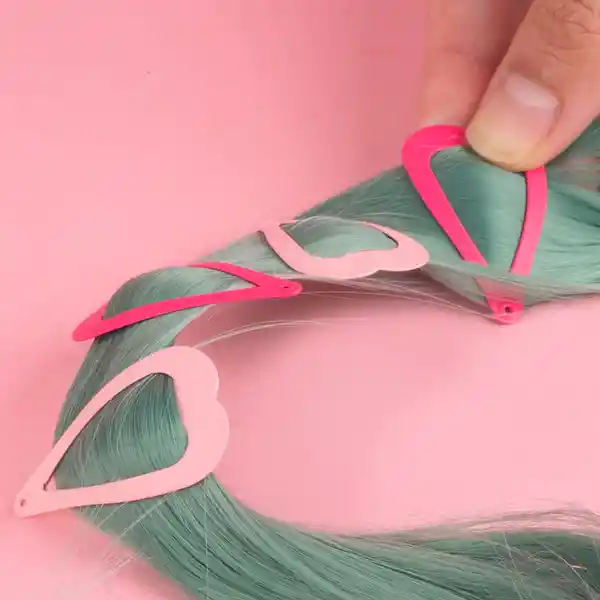 Kit Accesorios Para Cabello Colores Rosa Miniso