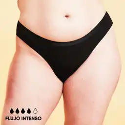 Bloodygreen Bikini Flujo Intenso Negro Talla XL