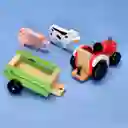 Set Tractor de Madera Casaideas