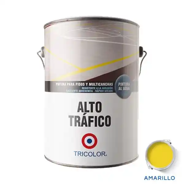 Tricolor Pintura Trafico Base Agua Amarillo