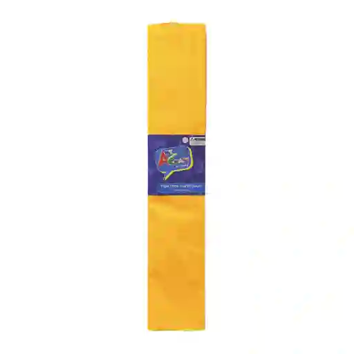 Art & Craf Papel Crepe Amarillo Oscuro 422199