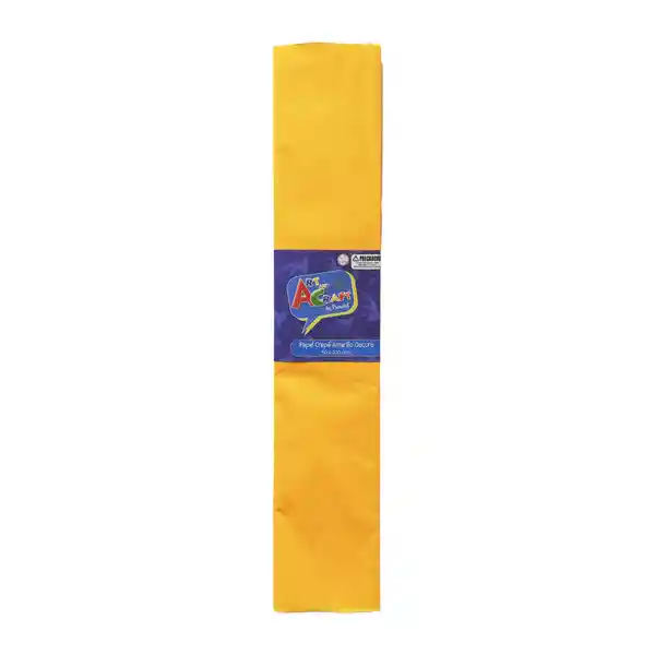 Art & Craf Papel Crepe Amarillo Oscuro 422199