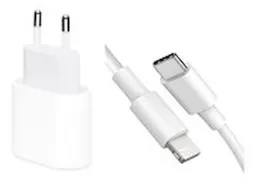 Cargador iPhone Carga Rápida(20W) + Cable Usb-C a Lightning