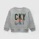 Polerón de Bebé Niño Cky Gris Melange Talla 3/6M Colloky