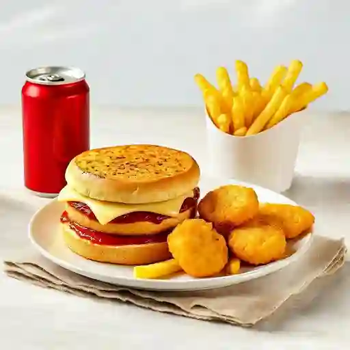 Combo. 1-2 Sandwich Italiano + Papas + Nuggets + Lata