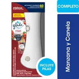 Glade Desodorante Ambiental Automático Manzana y Canela Aparato