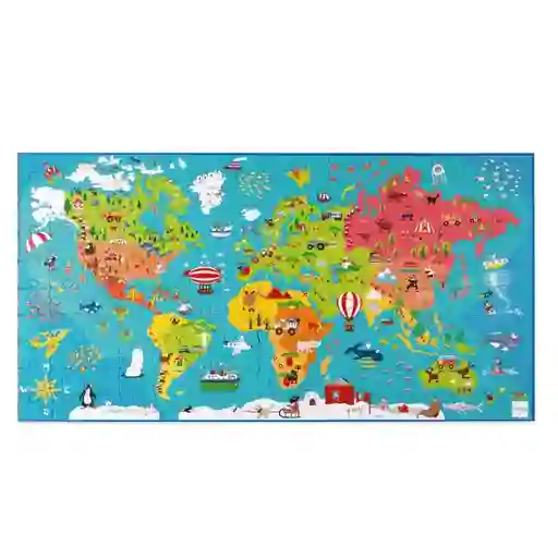 Scratch Europe Puzzle Mapamundi 150 Piezas
