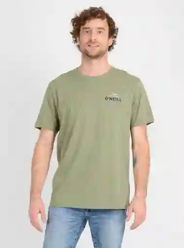 Oneill Polera Manga Corta Riptide Verde Oscuro HO065007