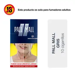 Pall Mall Silver Cigarrillos Cajetilla 10Un