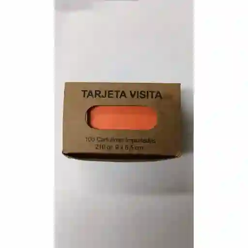 Tarjeta de Visita Cartulina Opalina