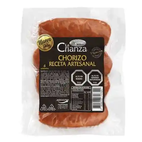 La Crianza Chorizo Receta Artesanal