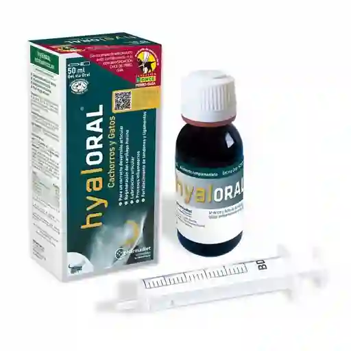 Hyaloral Gel Oral Para Perro y Gato Con Acido Hialurónico