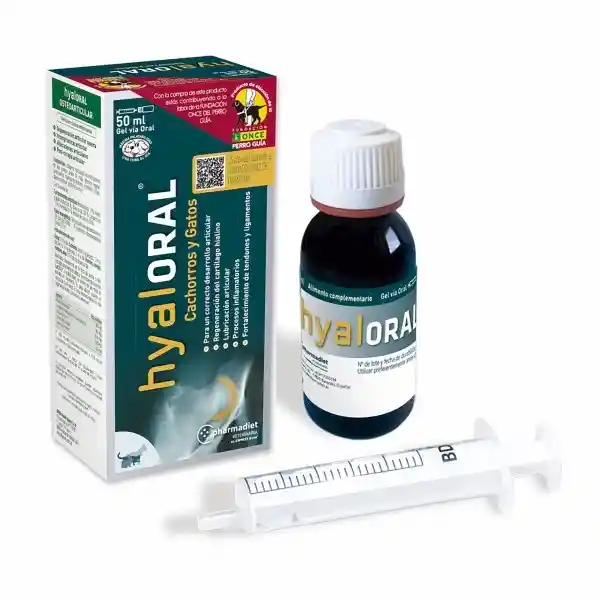 Hyaloral Gel Oral Para Perro y Gato Con Acido Hialurónico