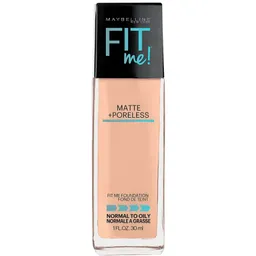 Maybelline Base Líquida Fit Me Matte Poreless Tono 112 Natural Ivory