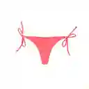 Bikini Calzón Colaless Con Amarras Naranja Talla XL Samia