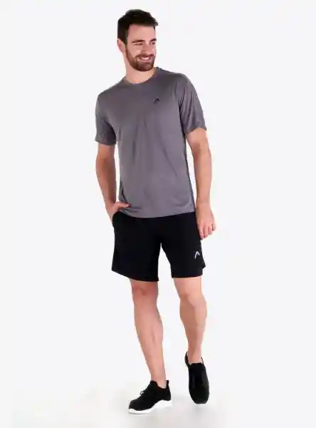 Head Short Ttem Hombre Negro S 2 en 1