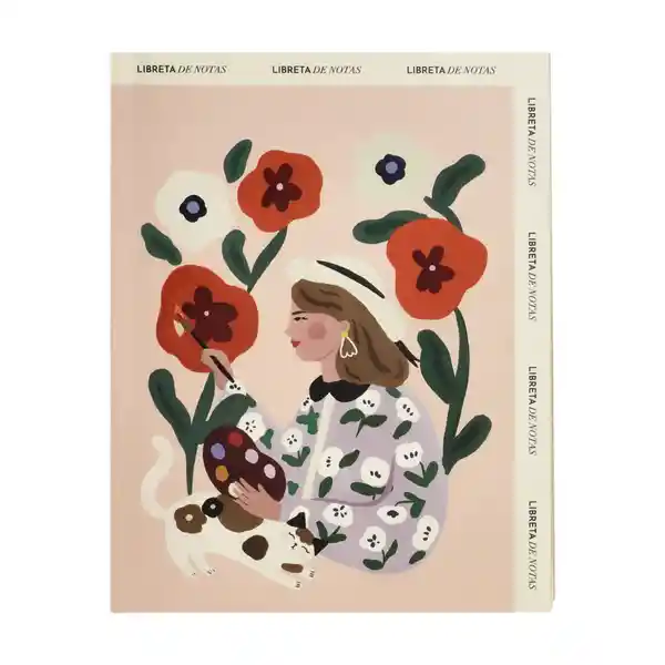 Libreta Con Lomo y Tapa de Papel 16.5 x 1.5 x 21 cm Casaideas