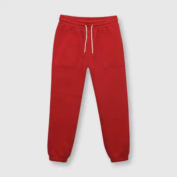 Pantalón de Niño de Buzo Con Bolsillos Red Rojo Talla 10A Colloky