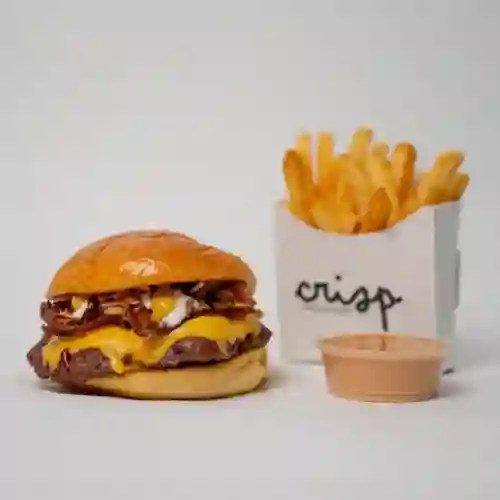 Combo Crispy Bacon Burger