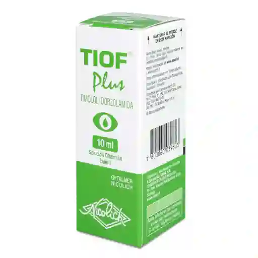 Timolol Tiof Plus Dorzolamida (2 %) +(0.5 %)