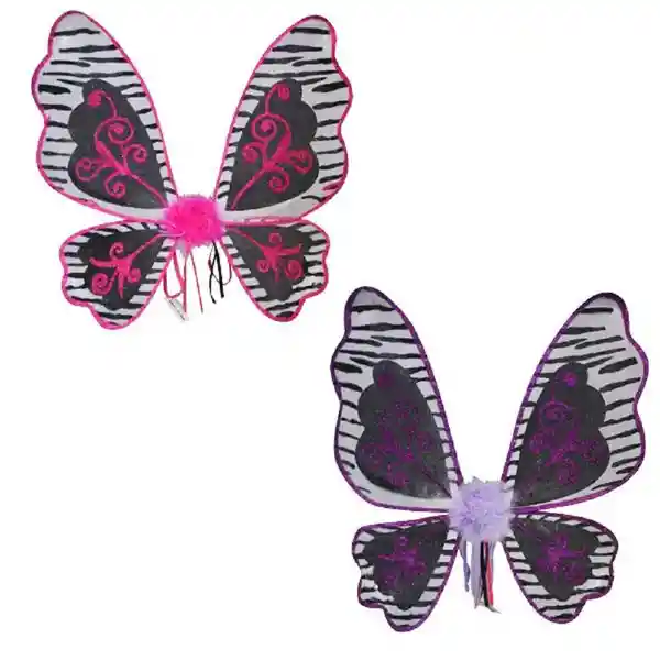 Disfraz Alas Mariposa Encaje Flores