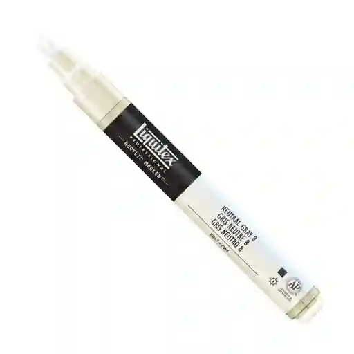 Liquitex Marcador Fino Gris Neutro 8 Punta de 2 mm