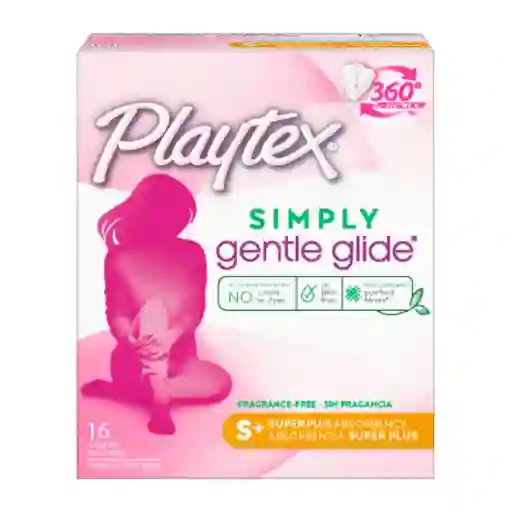 Playtex Tampón Simply Gentle Glide Super Plus