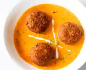 Veg kofta curry + basmati rice