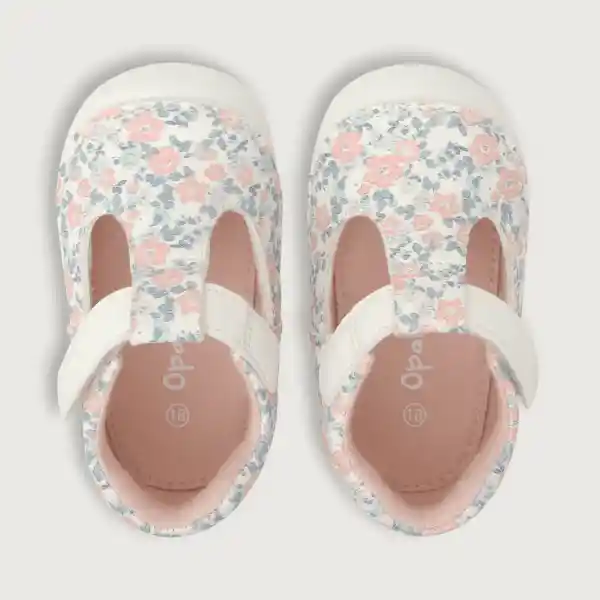 Zapatos Reina de Bebé Niña Blanco Talla 18 Opaline