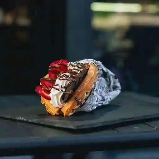 Waffle fruti-oreo