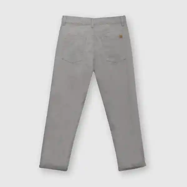 Pantalón Gabardina de Niño Acero Talla 12A Colloky