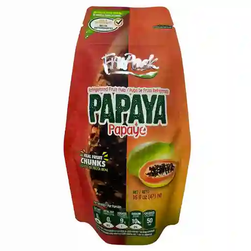 Frupack Pulpa Papaya 100% Fruta