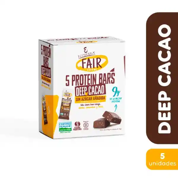 Ecoterra Barra Proteína Deep Cacao