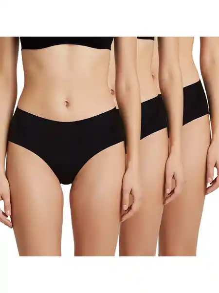 Top Pantaleta Láser Negro M M206LP3C1