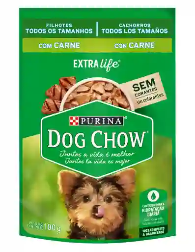 Dog Chow Sobre Cachorro Raza Pequeña Carne 100 G