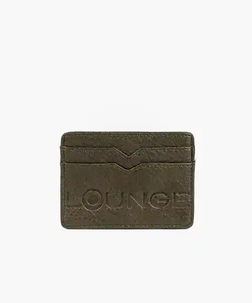 Lounge Tarjetero Logo Verde Musgo