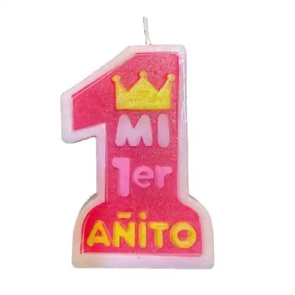 Vela ''Mi 1Er Añito'' Niño y Niña