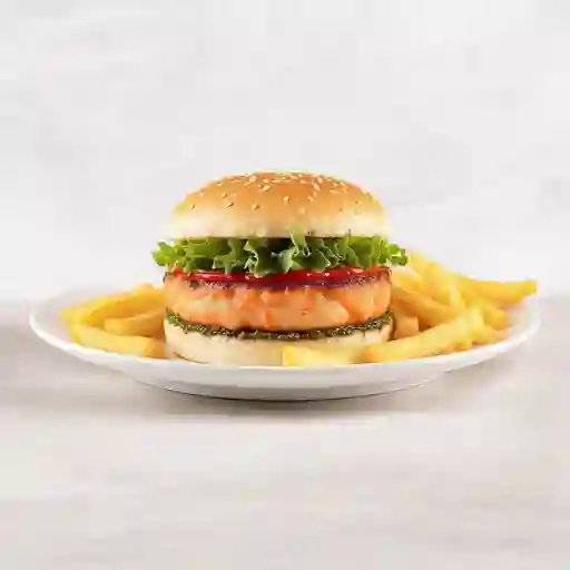 Sushi Burger De Salmon