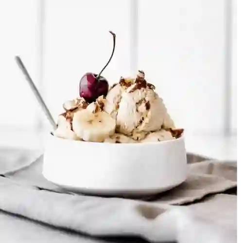 Helado de Banana Split