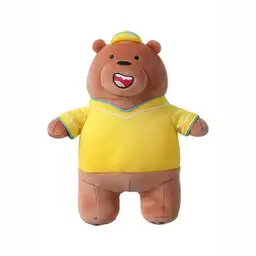 Miniso Peluche de Grizzly Con Ropa we Bare Bears Collection 4.0