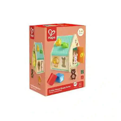 Hape Juguete Critter House SHape Juguete Sorter - E0515