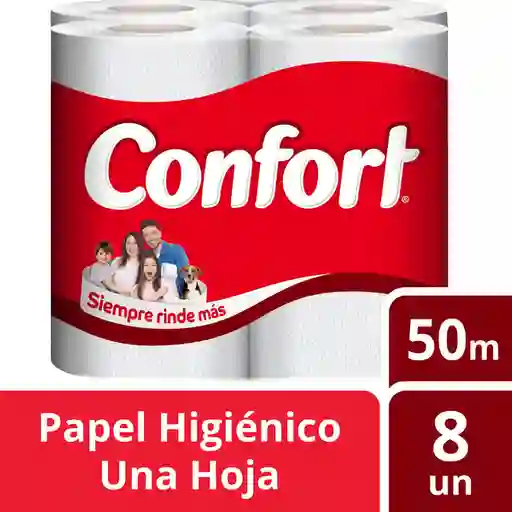 Confort Papel Higiénico Hoja Simple