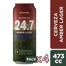 Patagonia Pack Cerveza Km 24.7 Amber Lager