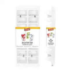 Glad Set Cubetera Plástica Para Cubitos de Hielo