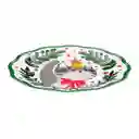 Plato Melamina Con Diseño Navideño 21.5 cm Casaideas