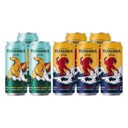 Combo Patagonia Cerveza Austral Hoppy Lager en Lata + Patagonia
