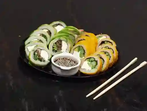 Combo 2 Roll 30 Cortes Hosomaki de Salmón