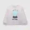 Polera Future de Niña Lila Talla 12A Colloky